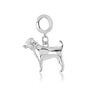 Jack Russell Charm Sterling Silver, thumbnail 3 of 9
