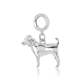 Jack Russell Charm Sterling Silver, 3 of 9