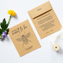 10 Floral Bee Wildflower Seed Wedding Favours, thumbnail 4 of 6