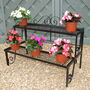 Solid Steel Two Or Three Tier Garden Plant Stand, thumbnail 1 of 2