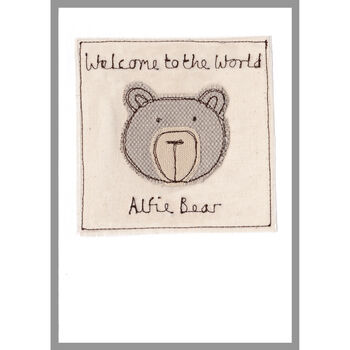 Personalised Bear 1st Or Any Birthday Card For Boy, 7 of 12
