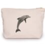 Aries The Dolphin Cotton Lined Zip Bag, thumbnail 1 of 2