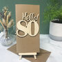 Personalised Hello 80 Birthday Card, thumbnail 4 of 9