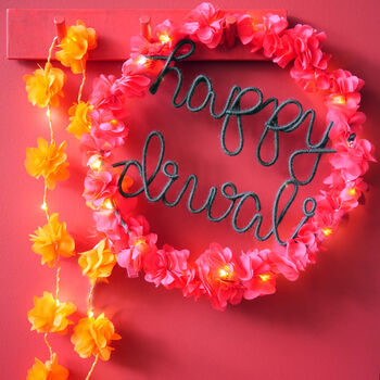 Marigold Happy Diwali Wreath, 5 of 5