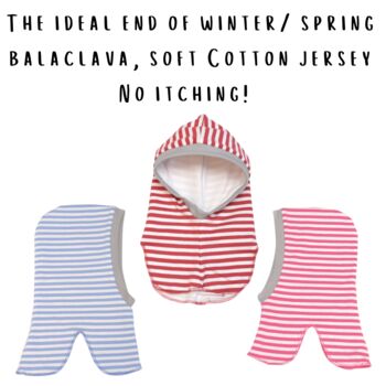 Baby And Child Jersey Hood Hat Balaclava, 4 of 12