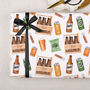 Three Sheets Of Pub Beer Pint Wrapping Paper, thumbnail 2 of 2