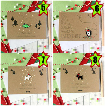 Handmade Christmas Card Pack, Pack Of Christmas Cards, 3 of 6