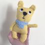 Happy Teddy With Balloon Knitting Kit, thumbnail 2 of 3