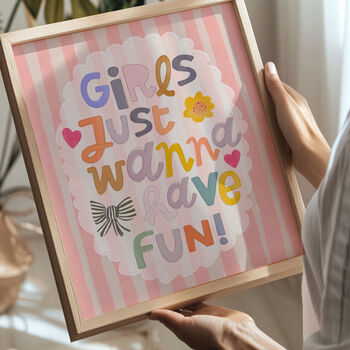 Girls Just Wanna Have Fun Print, 2 of 2