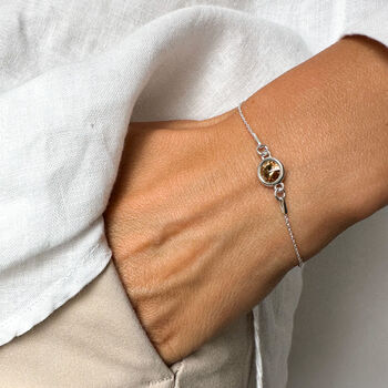 November Birthstone Bracelet, Colorado Topaz Crystal Jewellery For Her, 2 of 6