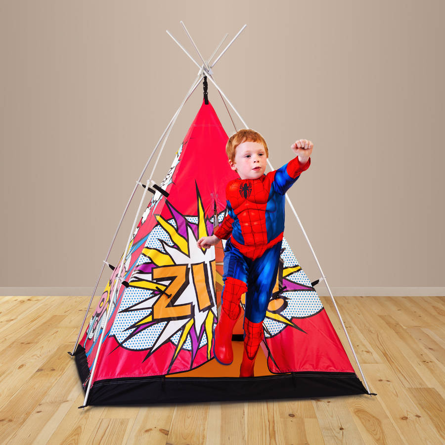 Top Of The Pops Personalised Comic Book Play Teepee, 1 of 5