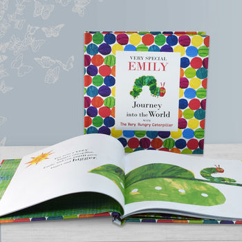 Personalised The Hungry Caterpillar Christening Book, 7 of 8