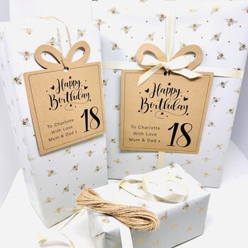 Gift Box Shaped Large Gift Tags, 2 of 7