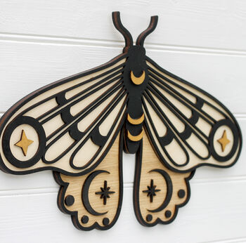 Large Wooden Moth, 2 of 2