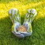 Garden Bird Feeder Hands Ornament Stone Grass Effect, thumbnail 1 of 12