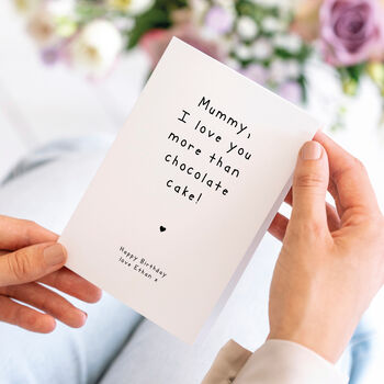 Mummy, I Love You More Than… Card, 2 of 3