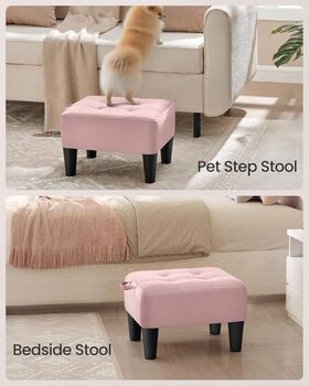 Ottoman Footstool Cushion Seat Stool, 4 of 6