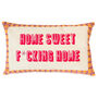 Home Sweet F*Cking Home Pillow, thumbnail 1 of 4
