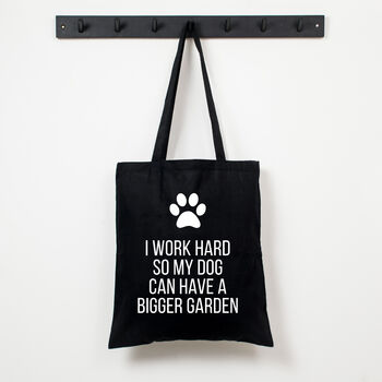Work Hard For My Dog Tote Bag, 2 of 2
