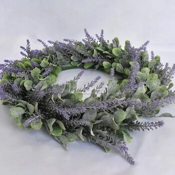 Purple Spring Lavender Wreath, 4 of 4
