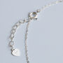 Sterling Silver Elephant Trio Charm Anklet, thumbnail 3 of 6