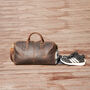 Genuine Leather Holdall With Shoes Storage, thumbnail 3 of 12