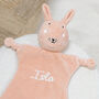 Personalised Trixie Mrs Rabbit Baby Comforter, thumbnail 2 of 6