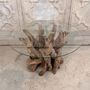 Round Driftwood Coffee Table 40cm High, thumbnail 4 of 4