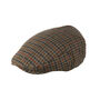 Tweed Cap Houndstooth Petrol/Rust, thumbnail 4 of 4