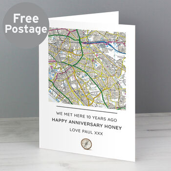 Personalised Map Card, 5 of 5