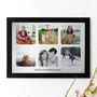 Personalised Framed Silver Metal Photo Collage, thumbnail 2 of 2