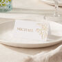 Mistletoe Foiled Christmas Dinner Place Cards, thumbnail 1 of 2