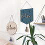 Personalised Wooden Name Sign With Tassel, thumbnail 1 of 6