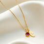 Ruby Birthstone 40th Wedding Anniversary Necklace, thumbnail 2 of 6