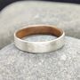 European Walnut And Silver Ring Brushed Finish, thumbnail 1 of 7