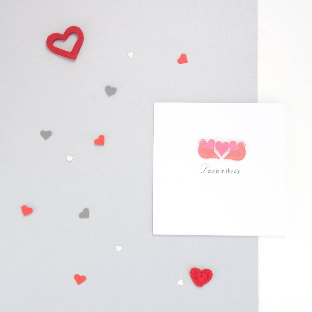 handmade love is in the air card by nyoki handmade london ...