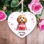 Personalised Pet Cockapoo Dog Love Decoration, thumbnail 1 of 2
