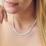 Sterling Silver Snake Chain Necklace 17 Inch, thumbnail 3 of 4