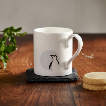 Penguin In The Window Mug, Fine Bone China, 4 of 7