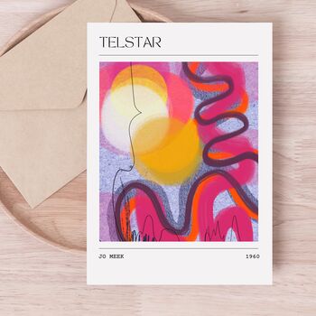 Jo Meek Telstar Retro Music Inspired Art Print, 3 of 3