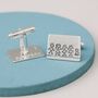 Personalised Cufflinks. Family Portrait Gift For Dad, thumbnail 4 of 10