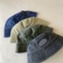 Personalised Varsity Year Vintage Denim Bucket Hat, thumbnail 4 of 6