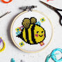 Bella Bee Mini Cross Stitch Kit, thumbnail 2 of 3