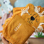 Personalised Animals Hooded Cotton Towel, thumbnail 4 of 12