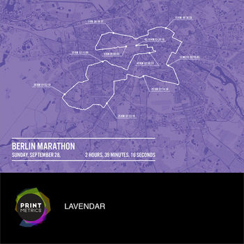 Personalised Berlin Marathon Poster, 10 of 12