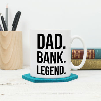 Dad. Grandad. Legend. Personalised Fathers Day Mug, 3 of 5