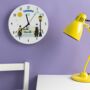 Children's Personalised Police Themed Bedroom Clock, thumbnail 3 of 7