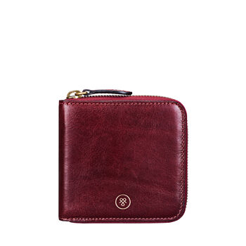 Ladies Square Leather Zipped Wallet 'Forino', 4 of 12