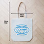 Severance Tote Bag Please Try To Enjoy Each Fact Equally, thumbnail 3 of 3