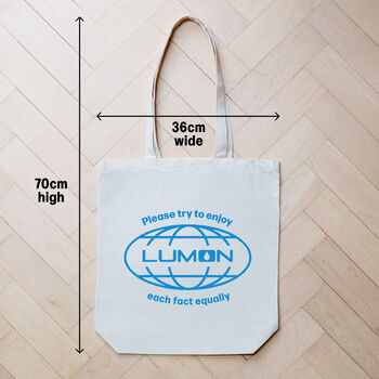 Severance Tote Bag Please Try To Enjoy Each Fact Equally, 3 of 3